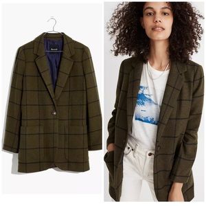 NEW Madewell Larsen blazer in windowpane